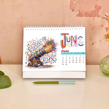 Load image into Gallery viewer, Diamond Painting Calendar DIY Calendar Desktop Ornament for Home Office Planning
