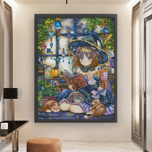 Magic Messenger - 60*80CM 14CT Stamped Cross Stitch (Fairy Brand)