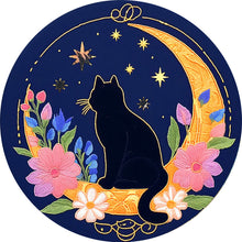 Load image into Gallery viewer, Pensive Cat - 24*24CM 11CT Stamped Cross Stitch (Mona Lisa Brand)
