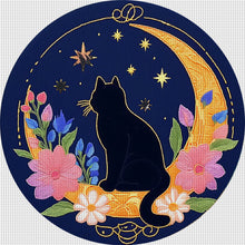 Load image into Gallery viewer, Pensive Cat - 24*24CM 11CT Stamped Cross Stitch (Mona Lisa Brand)
