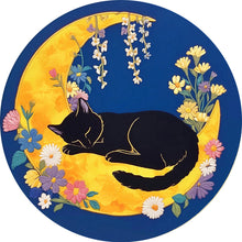 Load image into Gallery viewer, Sleeping Cat - 24*24CM 11CT Stamped Cross Stitch (Mona Lisa Brand)

