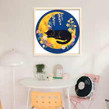 Load image into Gallery viewer, Sleeping Cat - 24*24CM 11CT Stamped Cross Stitch (Mona Lisa Brand)
