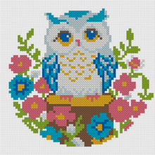 Load image into Gallery viewer, Cute Owl - 24*24CM 11CT Stamped Cross Stitch (Mona Lisa Brand)
