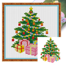 Load image into Gallery viewer, Christmas Tree Bells - 24*24CM 11CT Stamped Cross Stitch (Mona Lisa Brand)
