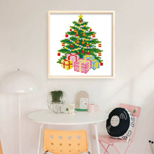 Load image into Gallery viewer, Christmas Tree Bells - 24*24CM 11CT Stamped Cross Stitch (Mona Lisa Brand)

