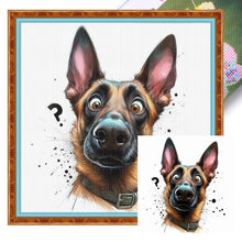 Load image into Gallery viewer, Puppy - 20*20CM 18CT Stamped Cross Stitch
