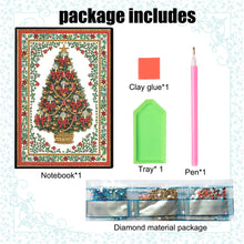 Load image into Gallery viewer, Special Shaped Xmas Diamond Painting Diary Book for Birthdays Or Christmas Gifts
