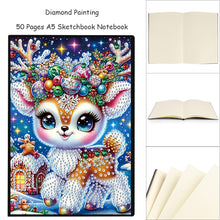 Load image into Gallery viewer, Special Shaped Xmas Diamond Painting Diary Book for Birthdays Or Christmas Gifts

