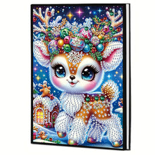 Load image into Gallery viewer, Special Shaped Xmas Diamond Painting Diary Book for Birthdays Or Christmas Gifts
