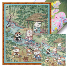 Load image into Gallery viewer, Rainwater - 55*70CM 11CT Stamped Cross Stitch (Mona Lisa Brand)
