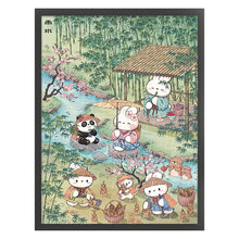 Load image into Gallery viewer, Rainwater - 55*70CM 11CT Stamped Cross Stitch (Mona Lisa Brand)
