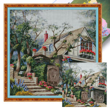 Load image into Gallery viewer, Dream Home - 75*75CM 14CT Stamped Cross Stitch (Fairy Brand)
