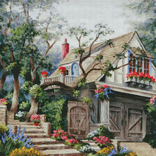 Load image into Gallery viewer, Dream Home - 75*75CM 14CT Stamped Cross Stitch (Fairy Brand)
