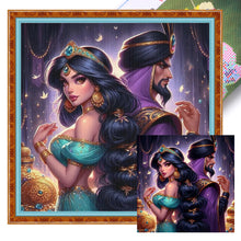 Load image into Gallery viewer, Princess Jasmine - 50*50CM 18CT Stamped Cross Stitch
