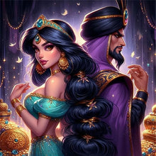 Load image into Gallery viewer, Princess Jasmine - 50*50CM 18CT Stamped Cross Stitch
