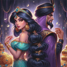 Load image into Gallery viewer, Princess Jasmine - 50*50CM 18CT Stamped Cross Stitch
