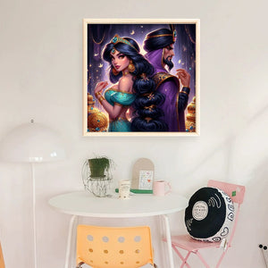 Princess Jasmine - 50*50CM 18CT Stamped Cross Stitch
