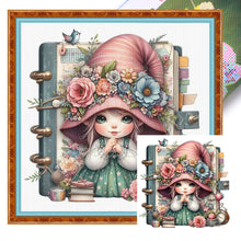 Load image into Gallery viewer, Gnome Girl - 50*50CM 18CT Stamped Cross Stitch

