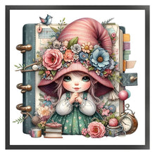 Load image into Gallery viewer, Gnome Girl - 50*50CM 18CT Stamped Cross Stitch
