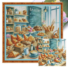 Load image into Gallery viewer, Bakery - 75*71CM 14CT Stamped Cross Stitch (Fairy Brand)
