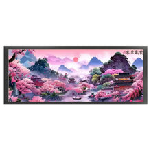 Load image into Gallery viewer, Purple Air Coming From The East - 150*60CM 11CT Stamped Cross Stitch (Mona Lisa Brand)
