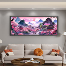Load image into Gallery viewer, Purple Air Coming From The East - 150*60CM 11CT Stamped Cross Stitch (Mona Lisa Brand)
