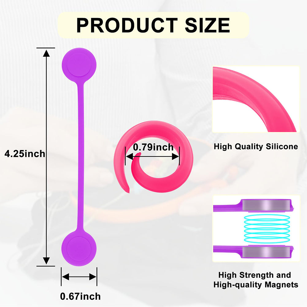 12PCS Fabric Huggers with 10PCS Silicone Magnetic Fabric Clips for Cross Stitch