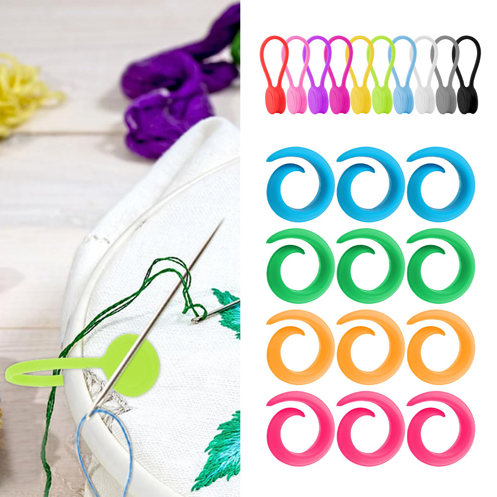 12PCS Fabric Huggers with 10PCS Silicone Magnetic Fabric Clips for Cross Stitch
