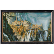 Load image into Gallery viewer, Lord Of The Rings-Momentum Landscape - 100*64CM 14CT Stamped Cross Stitch(Xiaobai Brand)
