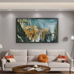 Lord Of The Rings-Momentum Landscape - 100*64CM 14CT Stamped Cross Stitch(Xiaobai Brand)