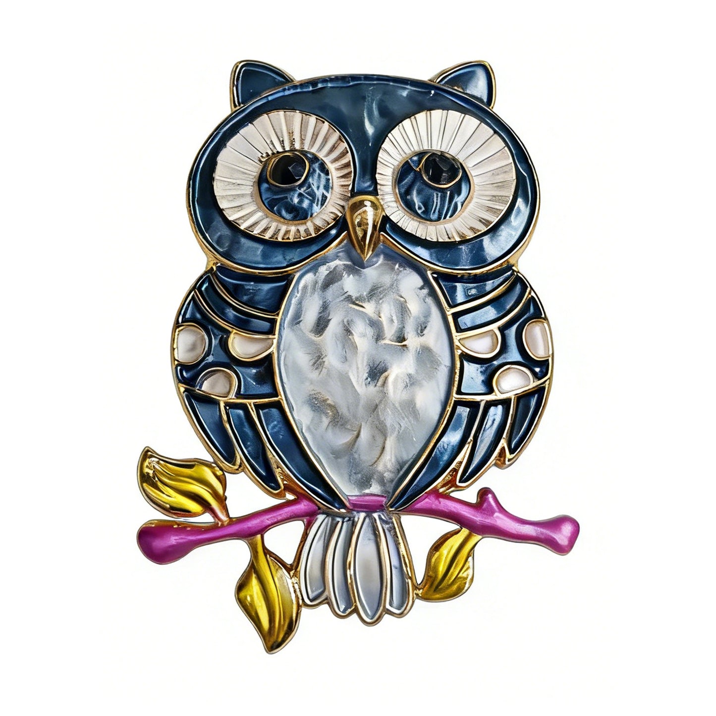 Cross Stitch Needle Minder Magnetic Needle Nanny for Fridge Decor (Owl)