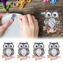 Load image into Gallery viewer, Cross Stitch Needle Minder Magnetic Needle Nanny for Fridge Decor (Owl)
