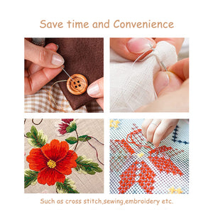 Cross Stitch Needle Minder Magnetic Needle Nanny for Fridge Decor (Cat)