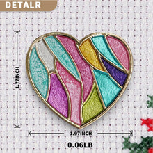 Load image into Gallery viewer, Cross Stitch Needle Minder Magnetic Needle Nanny for Fridge Decor (Heart)
