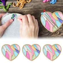 Load image into Gallery viewer, Cross Stitch Needle Minder Magnetic Needle Nanny for Fridge Decor (Heart)
