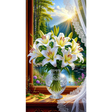 Load image into Gallery viewer, Lily 40*70CM(Canvas) Full Round Drill Diamond Painting
