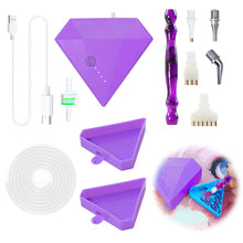 Load image into Gallery viewer, Diamond Aid Tool Portable Vacuum Diamond Painting Pen Kit for DIY (Purple)
