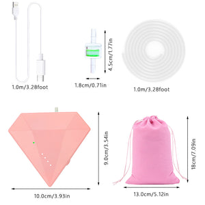 Diamond Aid Tool Portable Vacuum Diamond Painting Pen Kit for DIY (Pink)