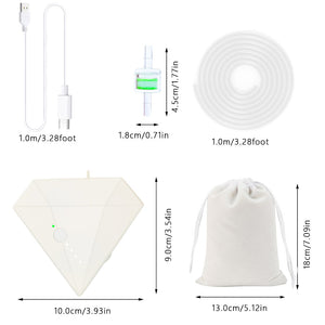 Diamond Aid Tool Portable Vacuum Diamond Painting Pen Kit for DIY (White)