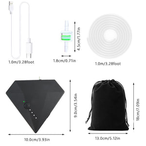 Diamond Aid Tool Portable Vacuum Diamond Painting Pen Kit for DIY (Black)