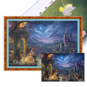 Beauty And The Wild Beasts - 80*55CM 18CT Stamped Cross Stitch