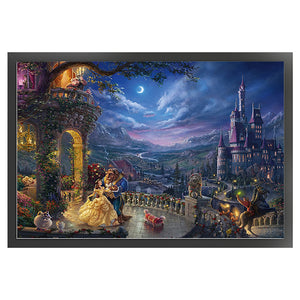 Beauty And The Wild Beasts - 80*55CM 18CT Stamped Cross Stitch