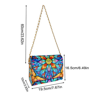 DIY Diamond Art Wooden Coin Pouch 5D Diamond Painting Crystal Rhinestone Purse