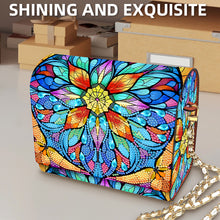 Load image into Gallery viewer, DIY Diamond Art Wooden Coin Pouch 5D Diamond Painting Crystal Rhinestone Purse
