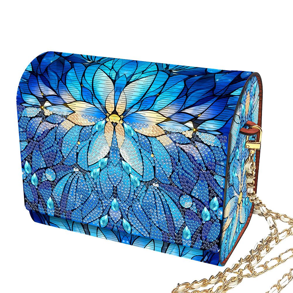 DIY Diamond Art Wooden Coin Pouch 5D Diamond Painting Crystal Rhinestone Purse