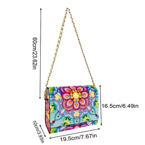 DIY Diamond Art Wooden Coin Pouch 5D Diamond Painting Crystal Rhinestone Purse