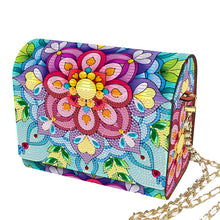 Load image into Gallery viewer, DIY Diamond Art Wooden Coin Pouch 5D Diamond Painting Crystal Rhinestone Purse
