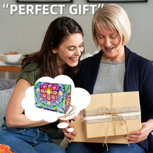 Load image into Gallery viewer, DIY Diamond Art Wooden Coin Pouch 5D Diamond Painting Crystal Rhinestone Purse
