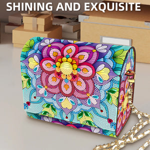 DIY Diamond Art Wooden Coin Pouch 5D Diamond Painting Crystal Rhinestone Purse