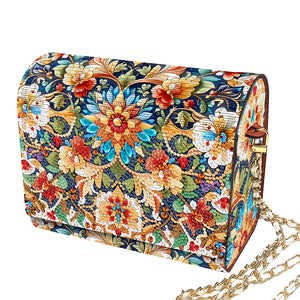 DIY Diamond Art Wooden Coin Pouch 5D Diamond Painting Crystal Rhinestone Purse